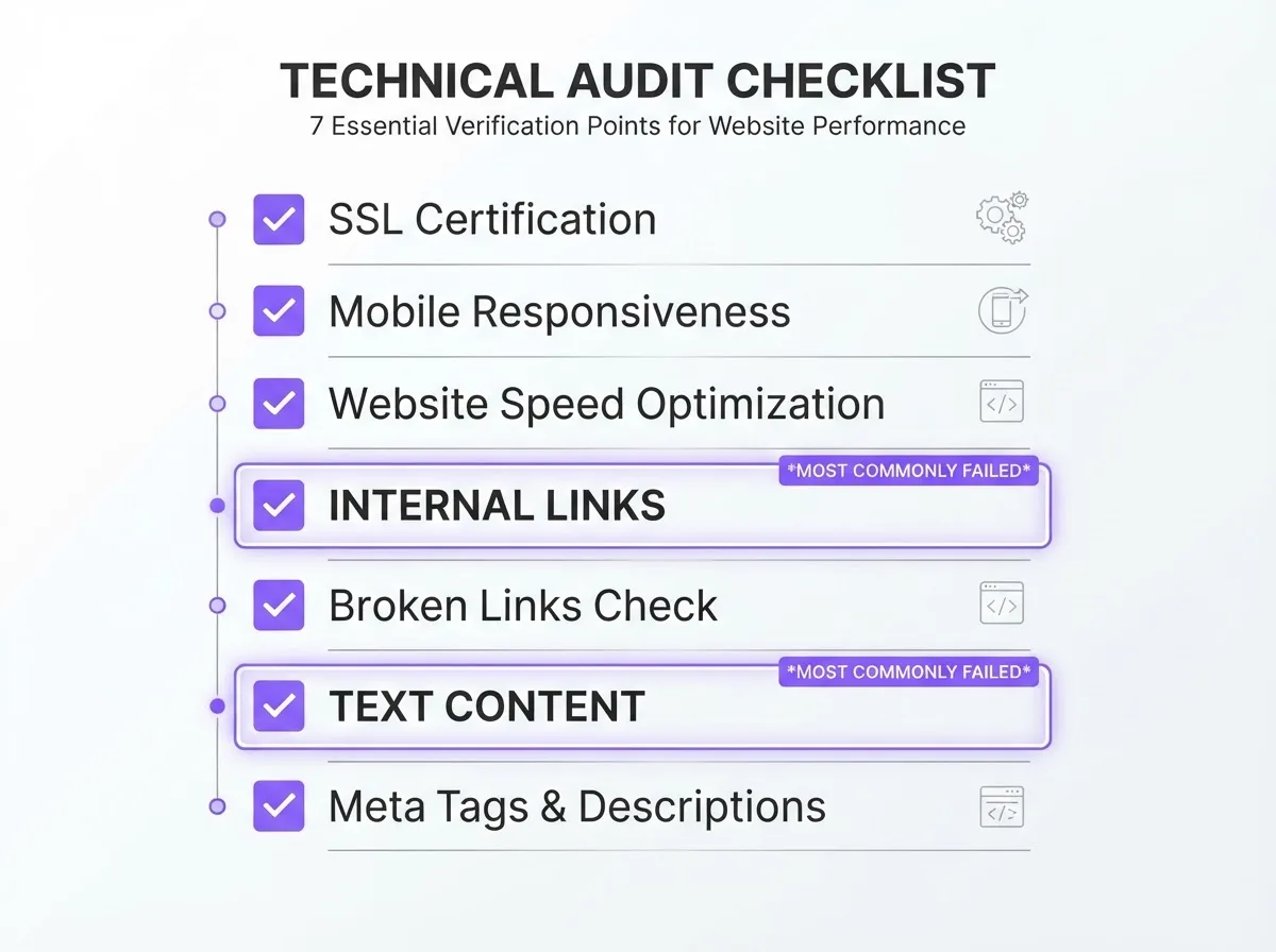 Checklist of Google's seven named AI Overview best practices